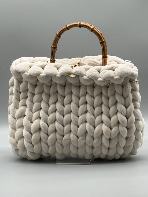 Hera Bag Samt Creme