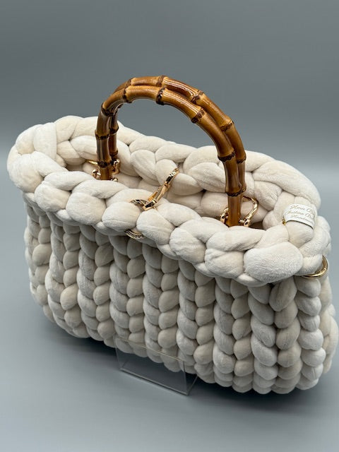 Hera Bag Samt Creme