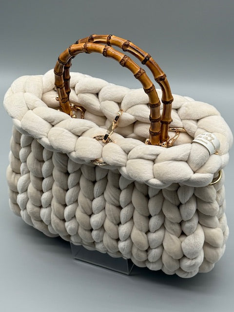 Hera Bag Samt Creme