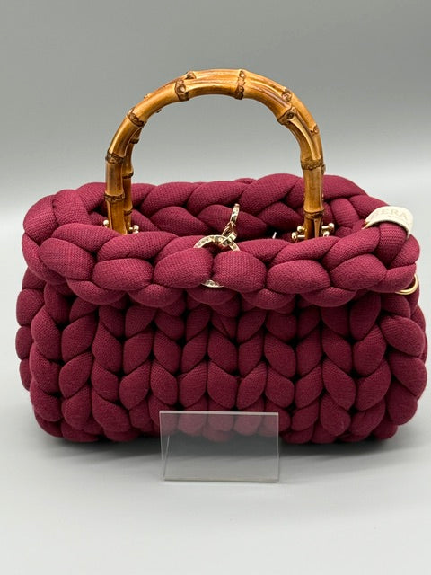 Hera Bag Premium Baumwolle Weinrot