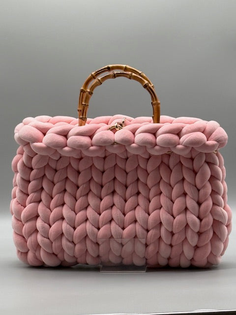 Hera Bag Premium Samt Hellrosa