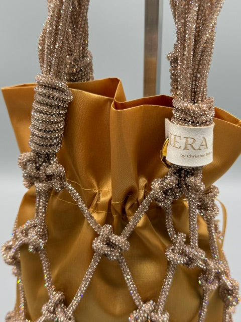 Hera Bag Sparkly Champagner