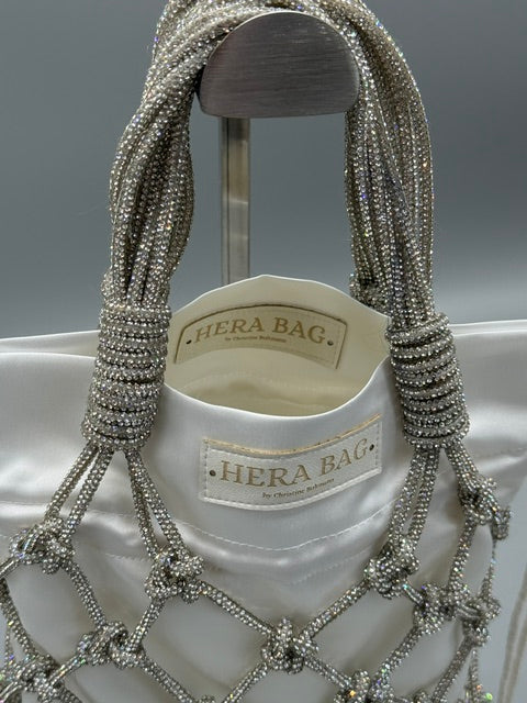Hera Bag Sparkly Silber