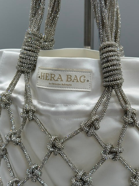 Hera Bag Sparkly Silber