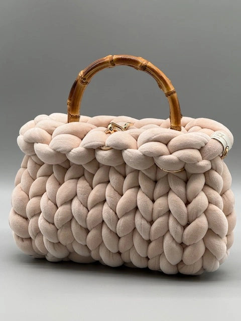 Hera Bag Premium Samt Creme