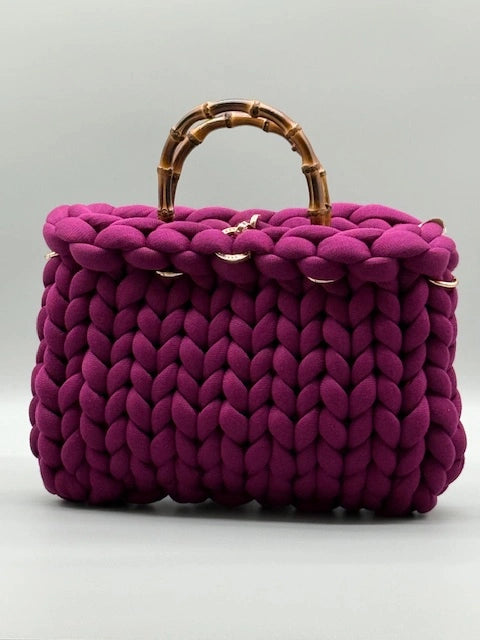 Designerhandtasche Hera Bag in der Farbe Bordeauxviolett als Produktbild 