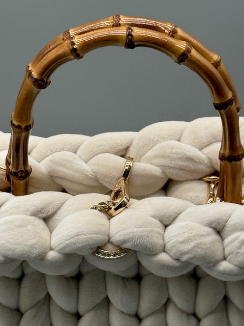 Hera Bag Samt Creme