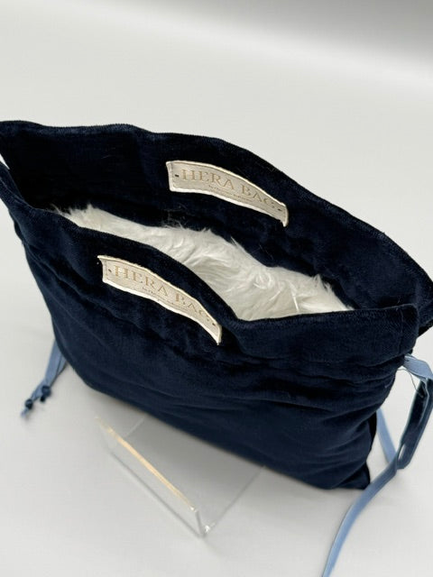 Wende-Innentasche für die Hera Bag Sparkly Samt/Kunstfell
