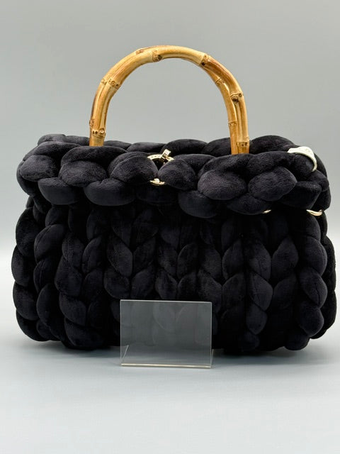 Hera Bag Samt Schwarz