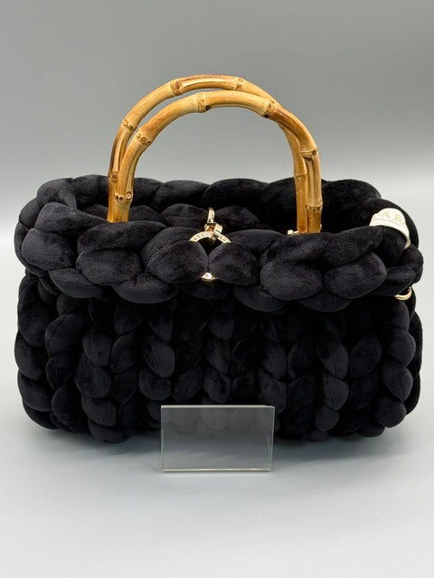 Hera Bag Samt Schwarz