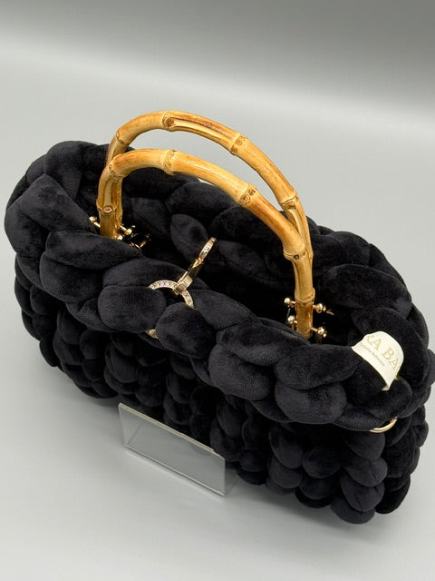 Hera Bag Samt Schwarz