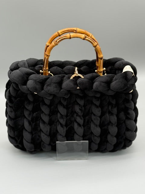 Hera Bag Samt Schwarz