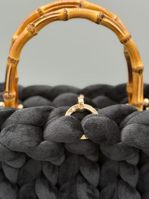 Hera Bag Samt Schwarz