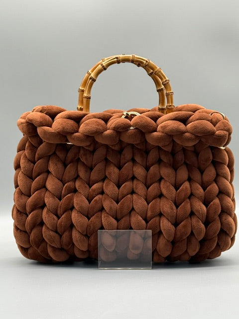 Hera Bag Premium Samt Zimt