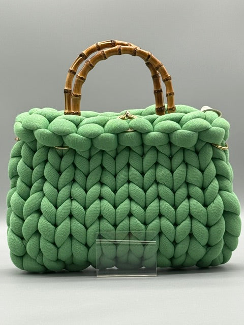 Hera Bag Premium Baumwolle Maigrün