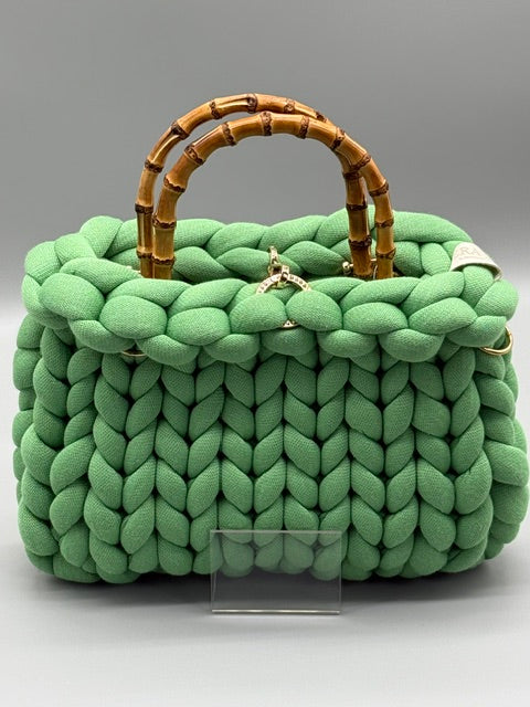 Hera Bag Premium Baumwolle Maigrün