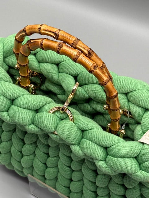 Hera Bag Premium Baumwolle Maigrün