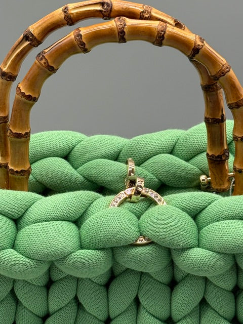 Hera Bag Premium Baumwolle Maigrün
