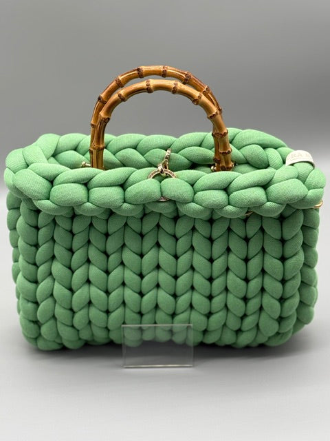 Hera Bag Premium Baumwolle Maigrün