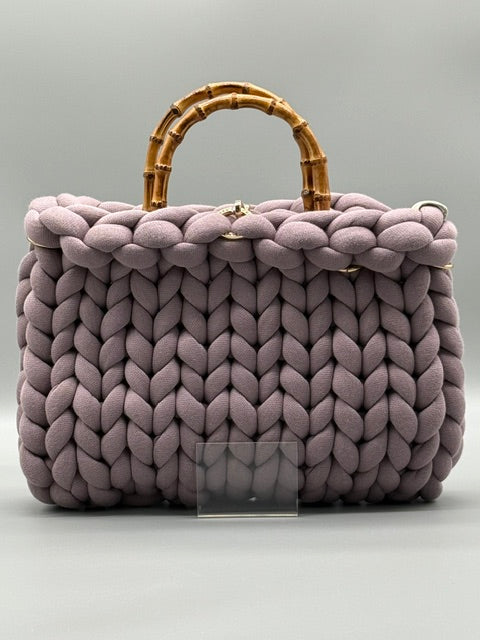Hera Bag Premium Baumwolle Delphingrau
