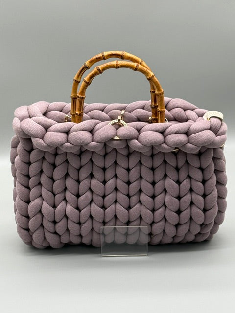 Hera Bag Premium Baumwolle Delphingrau