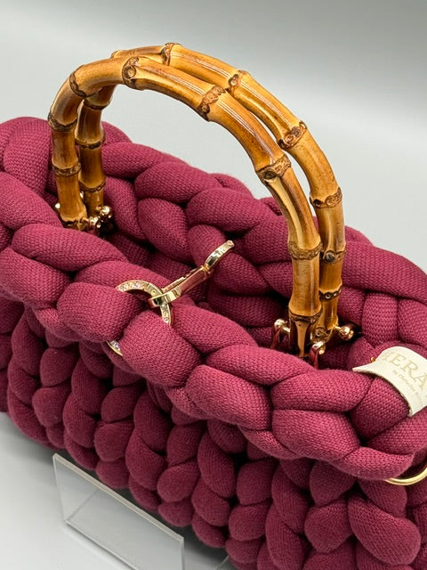 Hera Bag Premium Baumwolle Weinrot