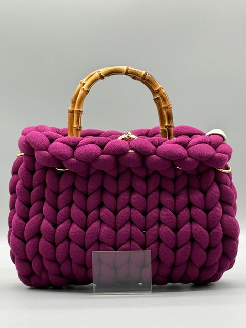 Hera Bag Premium Baumwolle Bordeauxviolett