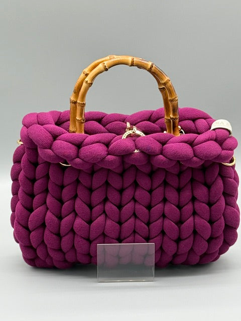Hera Bag Premium Baumwolle Bordeauxviolett