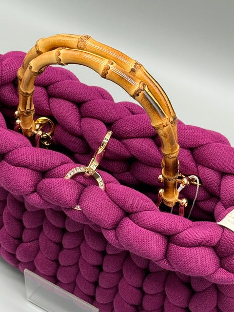 Hera Bag Premium Baumwolle Bordeauxviolett