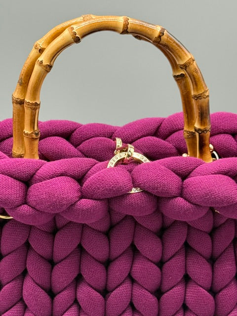 Hera Bag Premium Baumwolle Bordeauxviolett