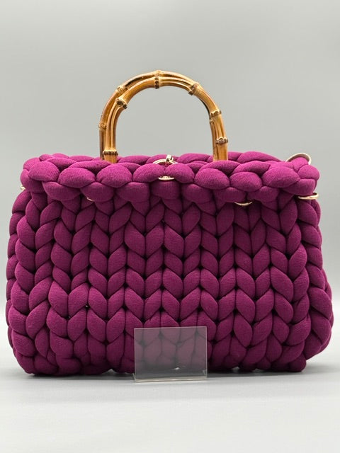 Hera Bag Premium Baumwolle Bordeauxviolett