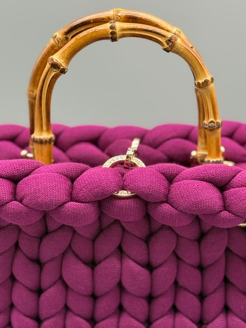 Hera Bag Premium Baumwolle Bordeauxviolett