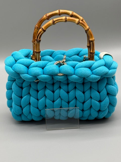 Hera Bag Premium Baumwolle Lichtblau