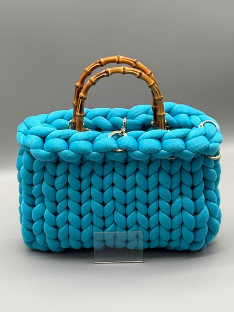 Hera Bag Premium Baumwolle Lichtblau