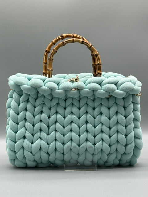 Hera Bag Premium Baumwolle Pastelltürkis