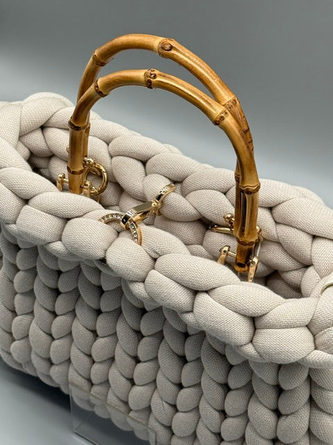 Hera Bag Premium Baumwolle Elfenbein