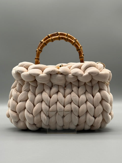 Hera Bag Samt Creme