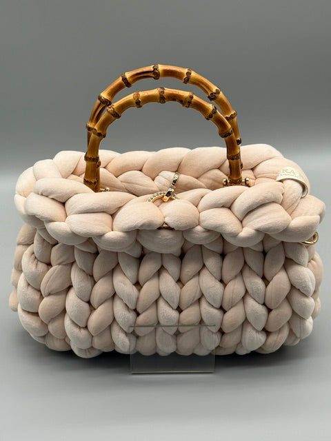 Hera Bag Samt Creme