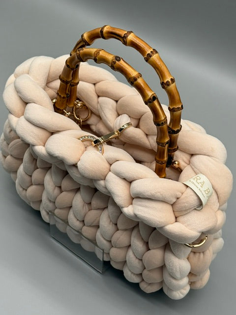 Hera Bag Samt Creme
