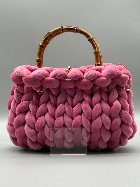 Hera Bag Samt Hellbordeauxviolett