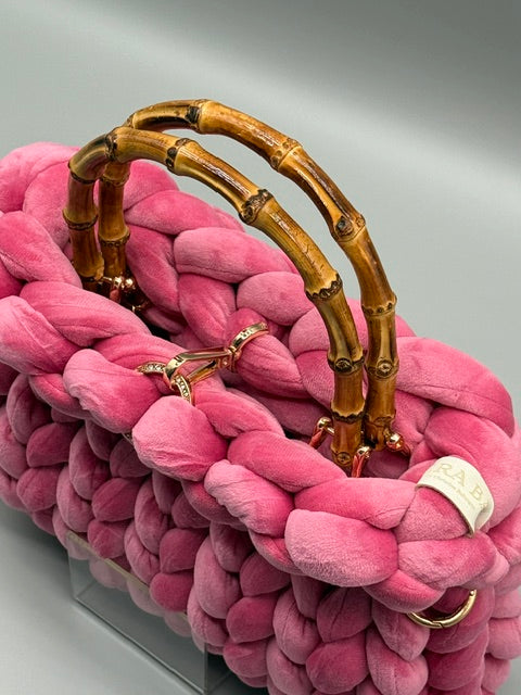 Hera Bag Samt Hellbordeauxviolett