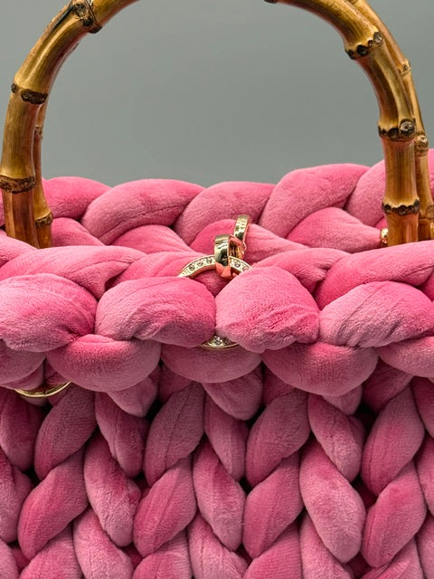 Hera Bag Samt Hellbordeauxviolett