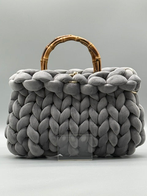 Hera Bag Premium Samt Dunkelgrau