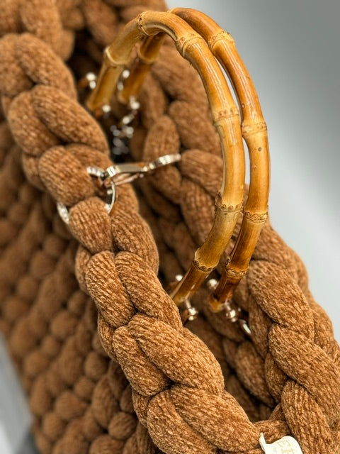 Hera Bag Chenille Zimt
