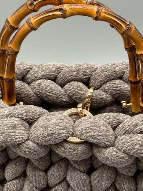 Hera Bag Chenille Dunkelgrau