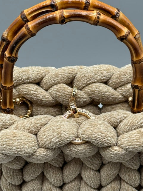 Hera Bag Chenille Elfenbein