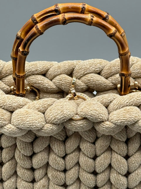 Hera Bag Chenille Elfenbein