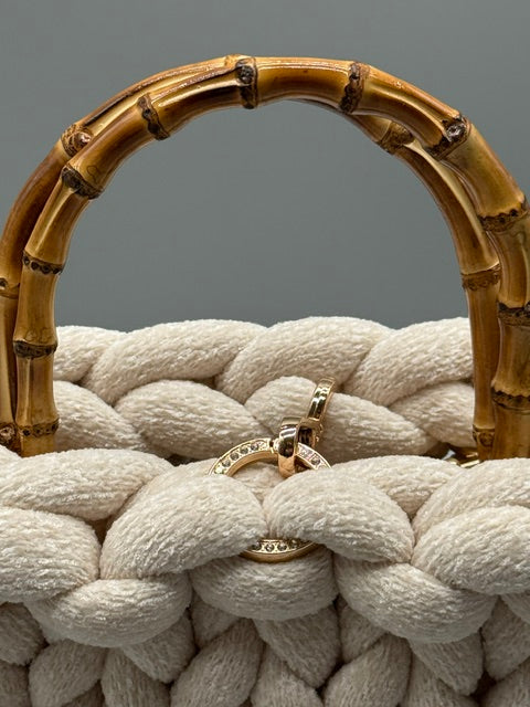 Hera Bag Chenille Creme