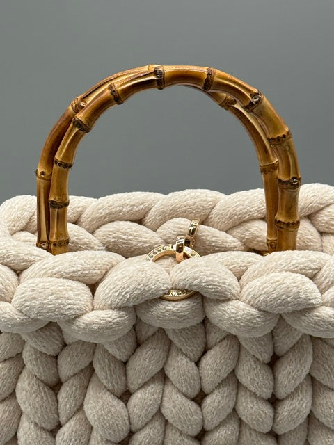 Hera Bag Chenille Creme