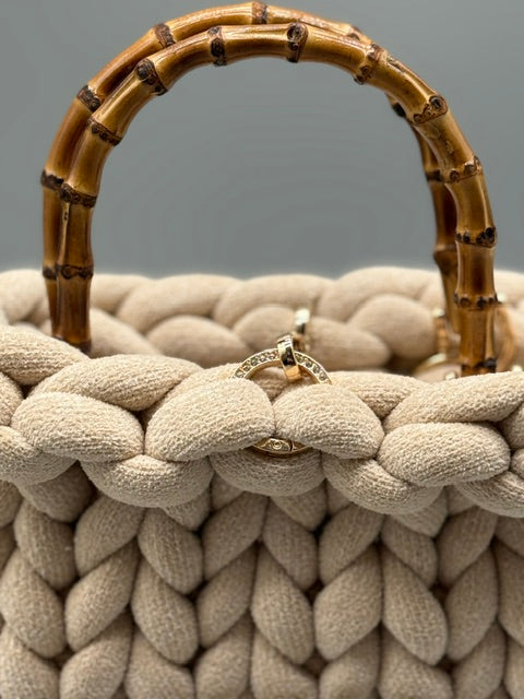 Hera Bag Chenille Sand